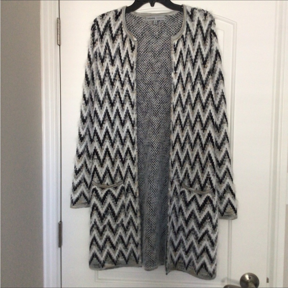 Absolutely Famous Open Front Coatigan size S